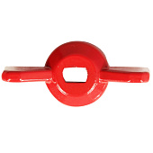 Ручка-бабочка для крана красная 1/2"-3/4"