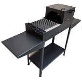 Мангал Дачный 750х350х870 сталь 4 мм с подставкой под казан Д5888 Мангал Дачный 750х350х870 сталь 4 мм с подставкой под казан Д5888