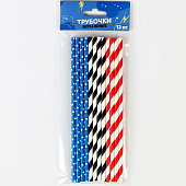 Трубочки бумажные 12 шт «Пати» 9909147 Трубочки бумажные 12 шт «Пати» 9909147