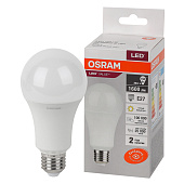 Лампа LED 20Вт Е27, груша, 3000К теплый OSRAM