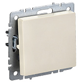 Выключатель встраиваемый 1 клавиша, цвет бежевый, IEK BRITE Выключатель встраиваемый 1 клавиша, цвет бежевый, IEK BRITE