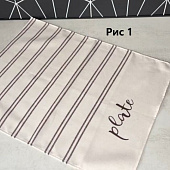  Кухонное полотенце (рогожка) 45х60 классика 