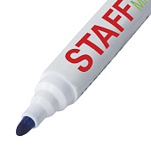  Маркер стираемый синий для белой доски STAFF Manager WBM-491 5 мм, с клипом, 151492 