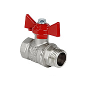 Кран шар баб 16х1/2" НР под м/п трубу Кран шар баб 16х1/2" НР под м/п трубу