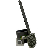 Ёршик туалетный с силиконовой щеткой на липучке HD5610 554888 Zalel