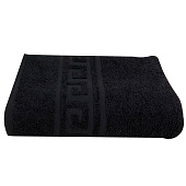 Полотенце 40х70 махровое греческая кайма, черный Полотенце 40х70 махровое греческая кайма, черный