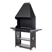 Мангал Professional Standart Zont PSZ3000 с крышей, 158,2х41,2х207,9 см, 3мм, полки 7690963 Мангал Professional Standart Zont PSZ3000 с крышей, 158,2х41,2х207,9 см, 3мм, полки 7690963