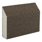  Губка для шлифования, 120 х 90 х 25 мм, трапеция, мягкая, P80// Matrix 