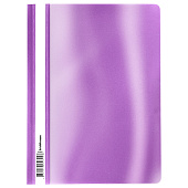 Скоросшиватель ErichKrause Glossy Candy, пластиковый, А4, 140/180 мкм, ассорти, 55148