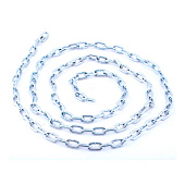 Цепь оцинк. DIN 766 короткое звено 8мм, на отрез Цепь оцинк. DIN 766 короткое звено 8мм, на отрез