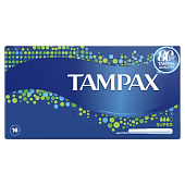 Тампоны TAMPAX Compak Super Duo 16шт Препаков. Коробка