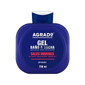  Гель для душа AGRADO 750мл (Marine salts Увлажн.) 
