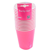 Набор бумажных стаканов 16 шт. "Partypink", (9 см) 