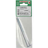  Саморезы универсальные оцинкованные ШУц 6,0х150мм, потайная голова, 2шт 