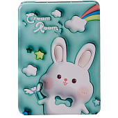 Зеркало "Cartoon rabbit", green Зеркало "Cartoon rabbit", green