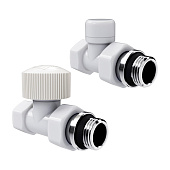 Набор термостатический прямой Royal Thermo Design 1/2"М30х1,5 белый