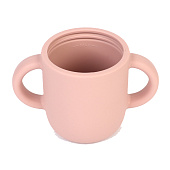 Поильник с трубочкой силиконовый «Try again», 200 мл., розовый 10101224 Поильник с трубочкой силиконовый «Try again», 200 мл., розовый 10101224