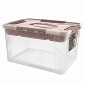  Ящик универсальный 20,0л Grand Box ,вставка-органайзер коричневы 435287114 