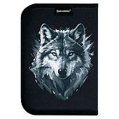 Пенал BRAUBERG, 1 отделение, полиэстер, 21х14 см, Gray wolf, 273520 Пенал BRAUBERG, 1 отделение, полиэстер, 21х14 см, Gray wolf, 273520