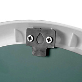 Зеркало в пластиковой раме с полкой белое М3130 Зеркало в пластиковой раме с полкой белое М3130