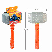 Оружие супергероя "Мощный молот", световые, звуковые эффекты, №SL-02884 4445908 Оружие супергероя "Мощный молот", световые, звуковые эффекты, №SL-02884 4445908