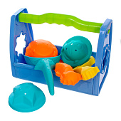 Набор для игры в песочнице "Песочный мастер", 20,5х11,5х15 см, 7 предметов, 550-0915 Набор для игры в песочнице "Песочный мастер", 20,5х11,5х15 см, 7 предметов, 550-0915