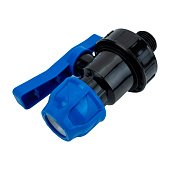 Шаровый кран НР 20х1/2" ПНД Шаровый кран НР 20х1/2" ПНД