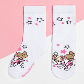 Детские носки Paw Patrol Скай, звездочки, 18-20 см, белый, 6896754 Детские носки Paw Patrol Скай, звездочки, 18-20 см, белый, 6896754