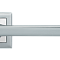  Ручка дверная RUCETTI квадрат RAP21-S SC/CP мат.хром/хром 