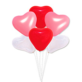 Набор воздушных шаров 6 шт. "With love", (25 см) Набор воздушных шаров 6 шт. "With love", (25 см)