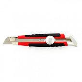 Нож 18 мм, выдвижное лезвие,винтовой фиксатор лезвия/MATRIX Нож 18 мм, выдвижное лезвие,винтовой фиксатор лезвия/MATRIX