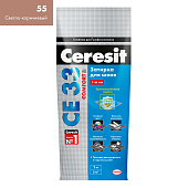 Затирка CE33 Comfort 55 светло-коричневая (2кг) /Церезит Затирка CE33 Comfort 55 светло-коричневая (2кг) /Церезит
