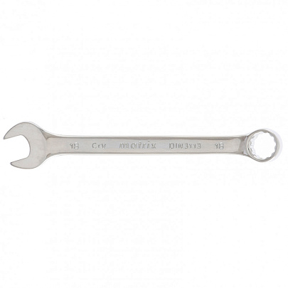  Ключ комбинированный 18мм, CrV, полированный хром 