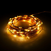  Садовая гирлянда-нить 200LED желтый теплый SLR-G03-200Y /ФАZA 