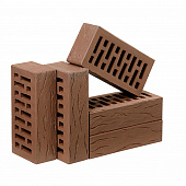  Кирпич керамический флеш РУСТИК 1,4НФ 250х120х88мм [М-200] /VOLGABRICK 