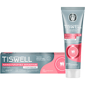 Зубная паста Tiswell Nano Пломба Sensitive Реминерализующая для чувствительных 110гр Зубная паста Tiswell Nano Пломба Sensitive Реминерализующая для чувствительных 110гр