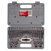 Набор метчиков и плашек М3 - М12, 31 предм.// Matrix Набор метчиков и плашек М3 - М12, 31 предм.// Matrix