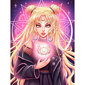 Блокнот точкабук Witch Girls лунная волшебница, 72л, 72-7076