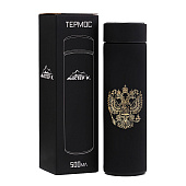 Термос, 500 мл, «Герб», с ситом, сохраняет тепло 10ч, 7109006 Термос, 500 мл, «Герб», с ситом, сохраняет тепло 10ч, 7109006