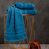 Полотенце 70х140 махровое Elegans, синий Полотенце 70х140 махровое Elegans, синий