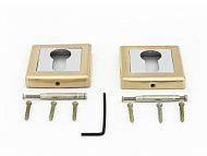 PALLADIUM Накладка на цилиндр CS ET SG/CP мат.золото/хром PALLADIUM Накладка на цилиндр CS ET SG/CP мат.золото/хром