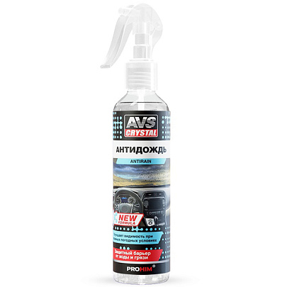 Антидождь NEW FORMULA (триггер 250 мл) AVS AVK-664 Антидождь NEW FORMULA (триггер 250 мл) AVS AVK-664