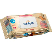Влажные салфетки детские SUNLIGHT BABY ECO 120шт Сова Влажные салфетки детские SUNLIGHT BABY ECO 120шт Сова