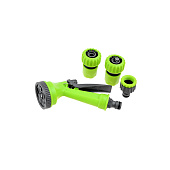 Набор душ-пистолет 5-ти функц с фиксатор под кон с 3 кон 3/4 Урожайная сотка (YM7209S) Р0136 Набор душ-пистолет 5-ти функц с фиксатор под кон с 3 кон 3/4 Урожайная сотка (YM7209S) Р0136