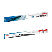  Щетка стеклоочистителя каркасная зимняя SKYWAY MAX PRESS 6 адаптеров в коробке 40см/16" 