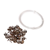 Комплект для обивки дверей 110х205см, иск.кожа, поролон 3мм, гвозди, «Эконом» серый Комплект для обивки дверей 110х205см, иск.кожа, поролон 3мм, гвозди, «Эконом» серый