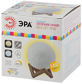 Ночник Луна LED регулир цвет температура USB /ЭРА