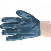  Перчатки с нитриловым покрытием Сибртех, р.8-9 L, манжета, полный облив 