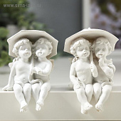 Сувенир полистоун "Белоснежные ангелочки под зонтом" 9х4,7х5,5 см МИКС 4838717 Сувенир полистоун "Белоснежные ангелочки под зонтом" 9х4,7х5,5 см МИКС 4838717