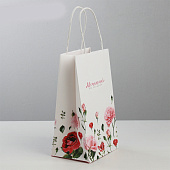 Пакет подарочный крафт «Мечтай!», 12 х 21 х 9 см, 3823474 Пакет подарочный крафт «Мечтай!», 12 х 21 х 9 см, 3823474